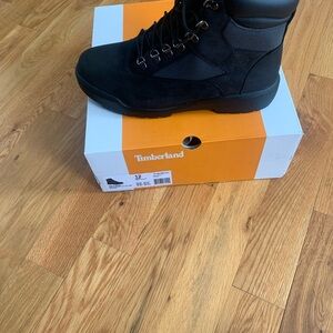 Timberland Black Field Boots High-Top Rugged Style